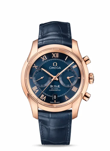 Omega De Ville Co-Axial 42 Chronograph Red Gold / Blue 431.53.42.51.03.001 (43153425103001)